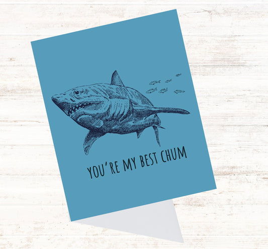 Shark Greetings Card